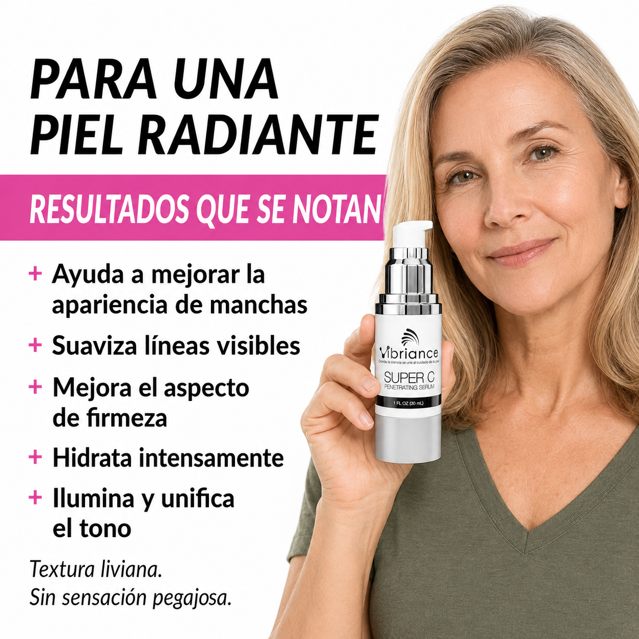 Vibriance Super C™ — Sérum Facial Intensivo para Piel Madura